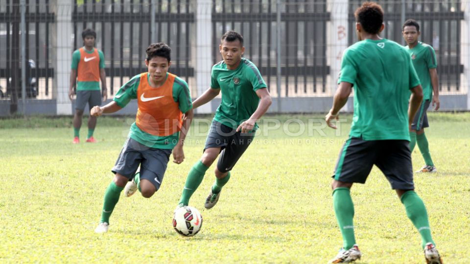 Para pemain seleksi Timnas U-22. Copyright: &copy; Herry Ibrahim/INDOSPORT